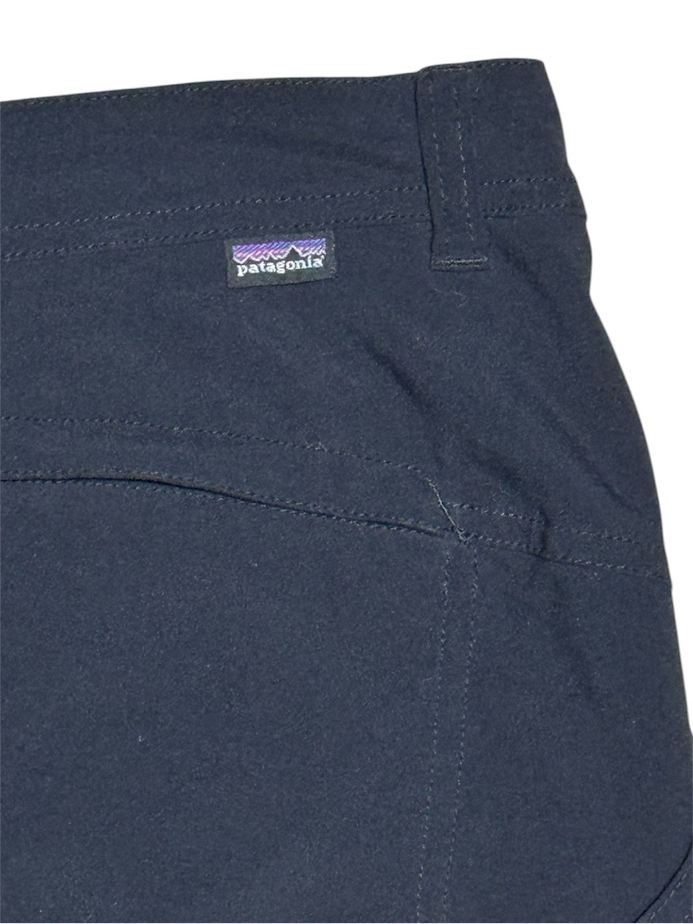 099 PATAGONIA Women’s Wide Leg Cropped Pant - Black, Sz 8 - Picture 5 of 8